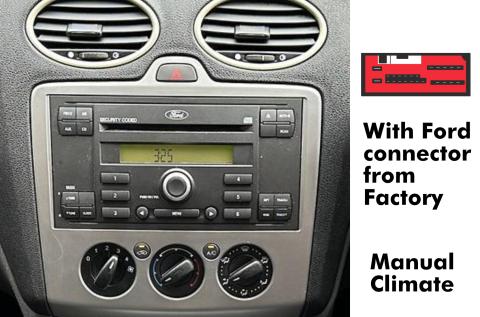 1. Sanyo, Ford Plug, Manual Climate