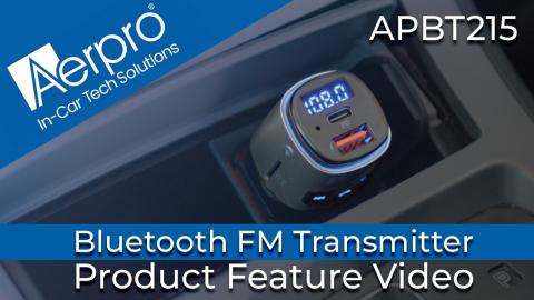 Embedded thumbnail for Aerpro APBT215 – Bluetooth FM Transmitter – Product Feature Video